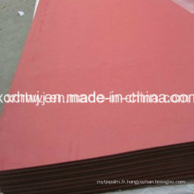 Isolation électrique Joint en feuille de papier vulcanisé à la vapeur, 100% coton Pulp Rouge Feuilles à fibres vulcanisées Fabricant